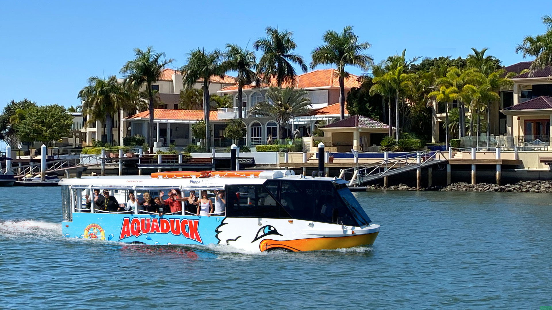Aquaduck takes to Sunshine Coast waters