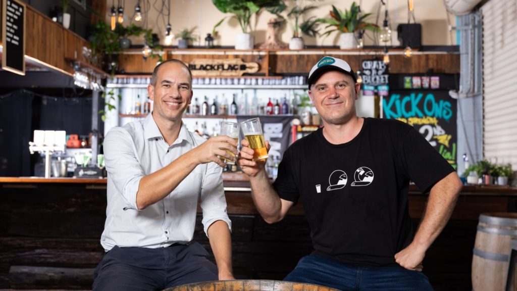 Matt Stoeckel & Josh Donohoe toast the Sunshine Coast_ Australias Craft Beer Capital
