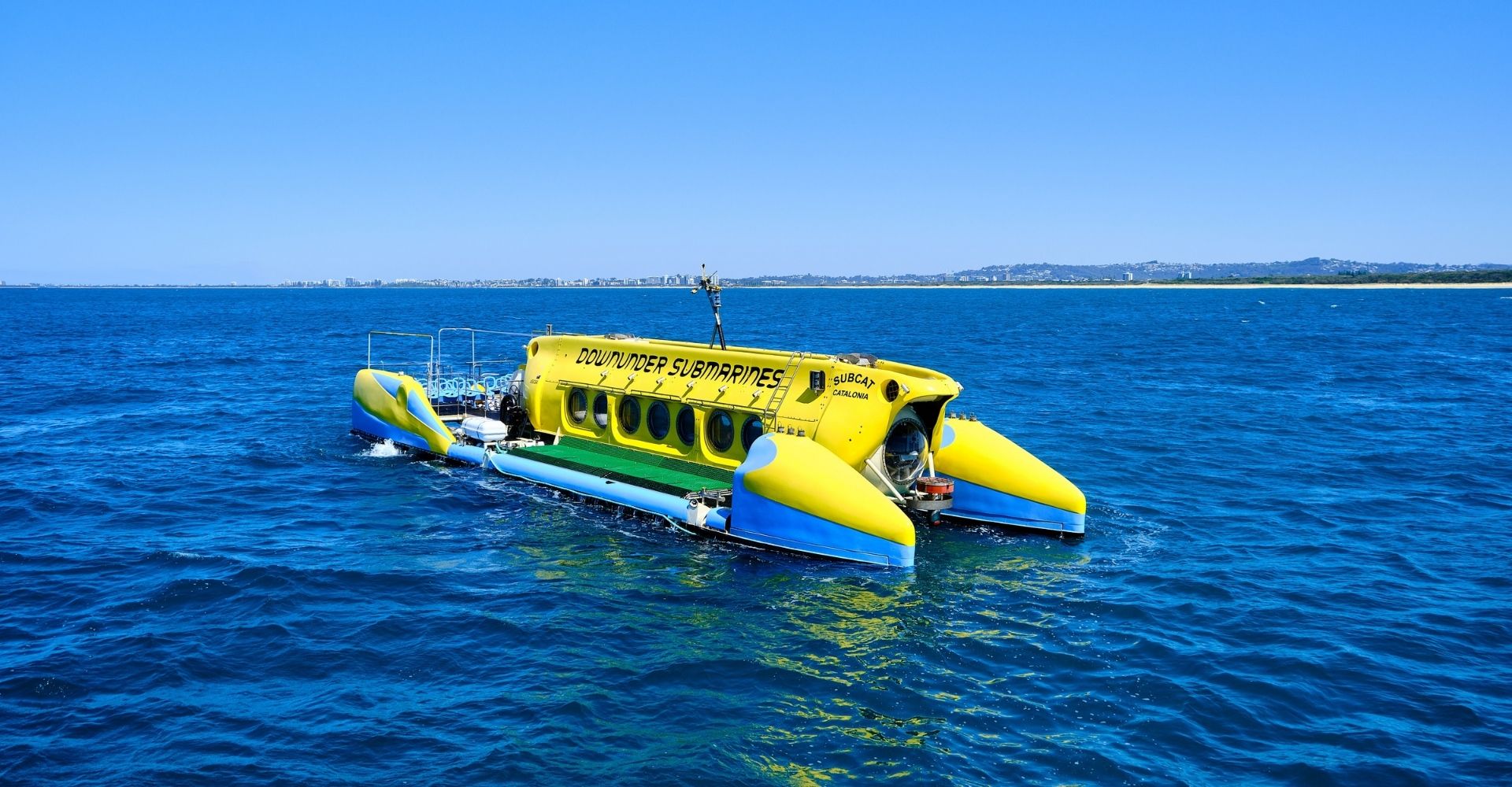 Let’s all dive in a yellow submarine! Australia’s first fully submersible hybrid tourist submarine launches on the Sunshine Coast