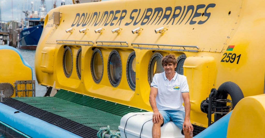 Down Under Submarine Director Andrey Alexeenko with the SUBCAT-30